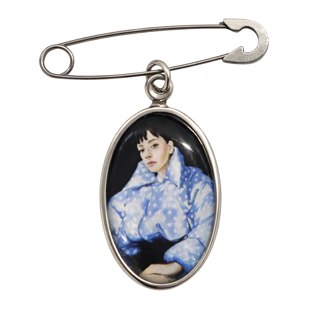 West End Girl Safety Pin Brooch