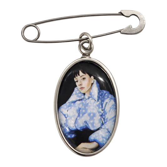 West End Girl Safety Pin Brooch